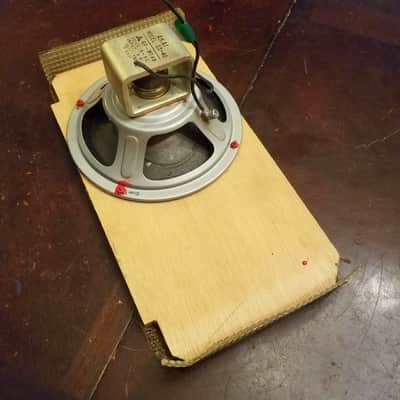 Akai 6" Du cone DUcone AlNiCo speaker driver 6 Ohm 8 Ohm 4 Watt and grille and cloth SS-40 6P-W1SB 1960s image 10