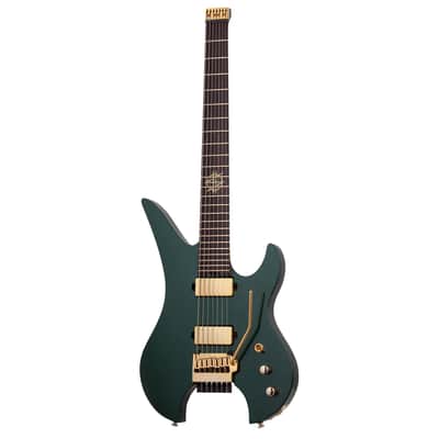 Schecter Synyster Gates Custom-7 TR Signature Headless - Oak Green Metallic image 3