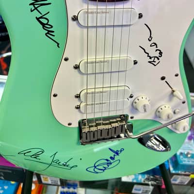Fender Jeff Beck Stratocaster, 1999, Autographed by Brian Wilson, Jeff Beck, Al Jardine & David Marks with Case image 10