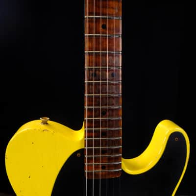 Fender Custom Shop '59 Esquire Heavy Relic Electric Guitar - Graffiti Yellow image 8