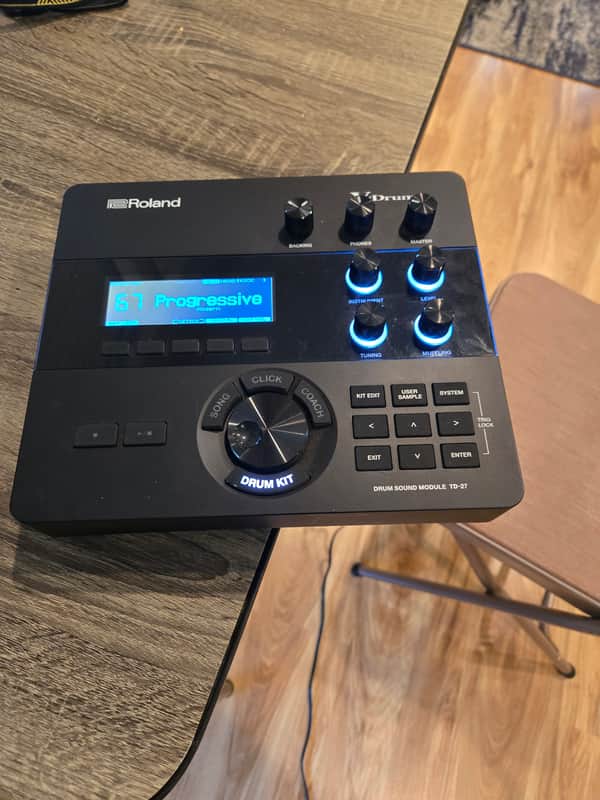 Roland TD-27 Electronic V-Drum Module 2020 - Black image 1