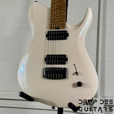 Balaguer USA Series Seraph Modern 7 Baritone 7-String Electric Guitar w/ Case (1224) - Gloss Metallic Jewel image 4