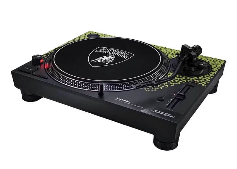 Open Box: Technics SL-1200M7BPG Special Edition Lamborghini Direct Drive Turntable System - Green image 1