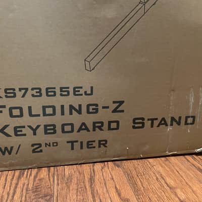 Onstage Folding-Z Keyboard Stand w/ 2nd Tier image 4