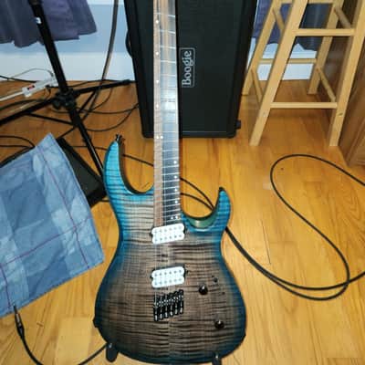2016 Kiesel DCM6 Aqua Flamed Maple image 1