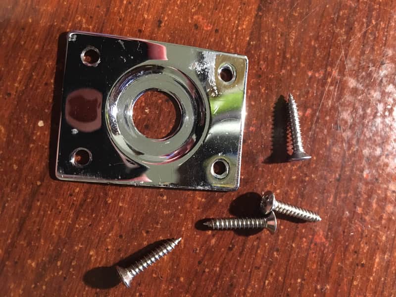 Jack Replacement Telecaster/Les Paul Chrome image 1