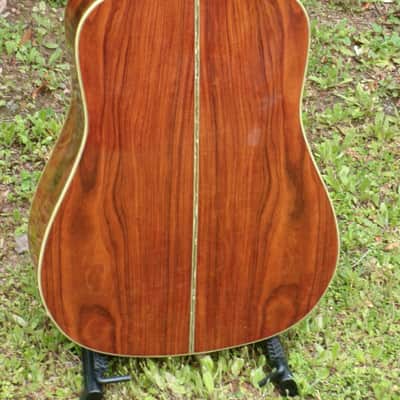 1973 Yairi YW600G Grammer Guitar Style New Jacaranda - Natural+Flight Case image 7