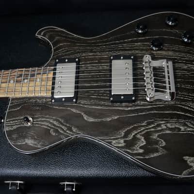 Knaggs Guitars Kenai Swamp Ash in Dark Side Drift with Pale Moon Ebony Fretboard & Navajo Sun Inlays image 5