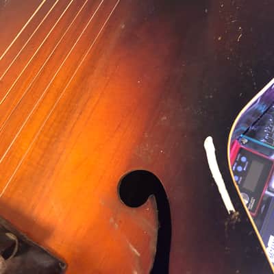 1938 Recording King Model M-2 / 1136 Sunburst Made by Gibson w/ Hard Case (Good) *Free Shipping* image 14