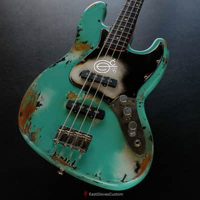 Fender Standard Jazz Bass Seafoam Green Heavy Relic Aged (RARE) image 2