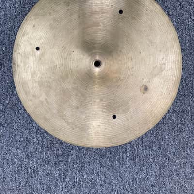 60s – 70s Zildjian Top / pre-Sabian Zil Co by AZ Co Bottom  14” hi hats image 2