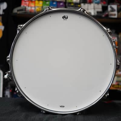 DW Collectors Series #DRVB6514SUC Black Nickel Over Brass 6.5x14" Snare Drum w/ Chrome Hardware image 8