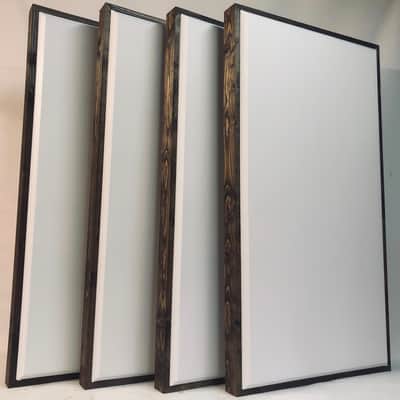 Custom Framed Acoustic Panels (SET OF 4) 4ft x 2ft x 3.5in image 5