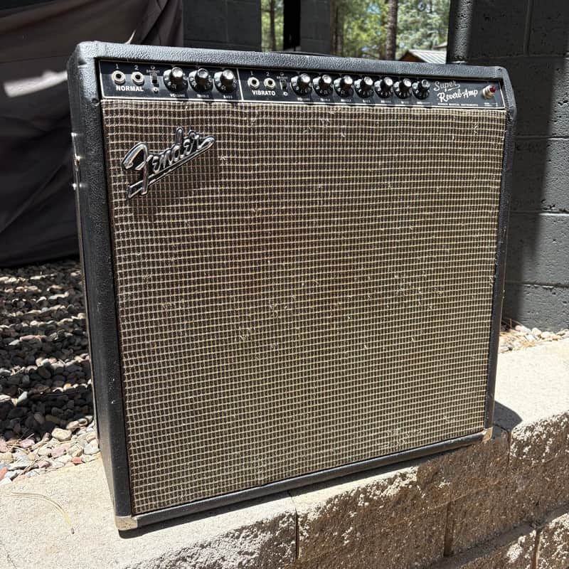 Fender Super Reverb 1966 Vintage Blackface image 1