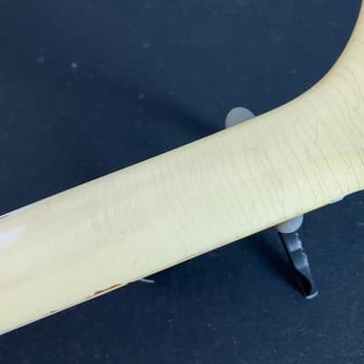 2021 Gibson Custom Shop Murphy Lab '64 Johnny Winter Signature Firebird V - Polaris White Aged image 15