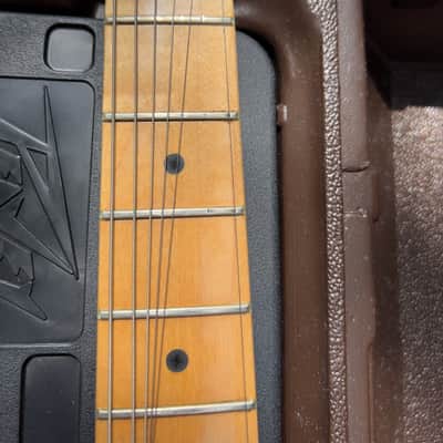 1982 Peavey T-15 - Natural, Ash Body, Nitrocellulose, Original Case, USA made, Short-Scale image 14