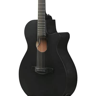 Ibanez AEG621BOT 6-String Grand Concert Acoustic Electric Guitar, Black Out image 8