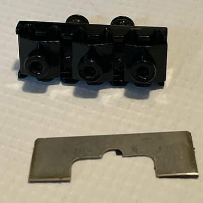 1980's Kramer Voyager, Pacer Baretta Guitars Schaller R2 1 5/8" Black Bottom Mount Locking Nut