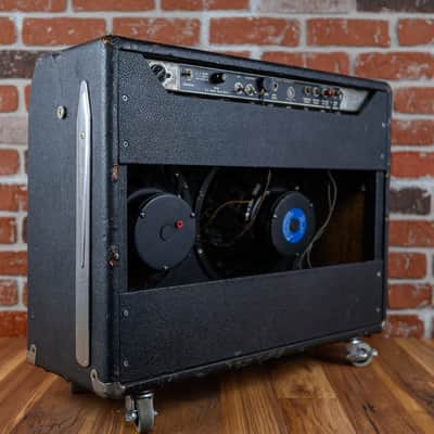 Fender Twin Reverb 2-Channel 85-Watt 2x12" Guitar Combo 1967 Black Panel image 5
