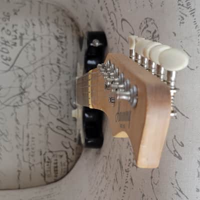 Mini Harmony electric travel guitar short scale image 11
