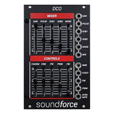 SoundForce DCO Eurorack Oscillator Module MkII - Black image 2