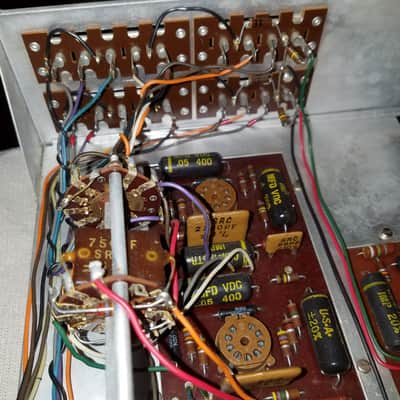Dynaco PAS-2 Gold stereo tube hifi preamp PAS2 Dynakit 1960s - gold and brown image 14