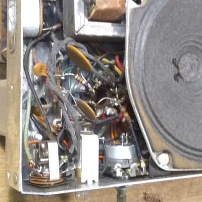Silvertone 3070 R2R Power Amp Section w/ tubes and speaker 1954 image 8