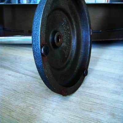 Vintage 1950's Atlas Sound MS12C microphone floor stand MS10C Shure # 1 image 9