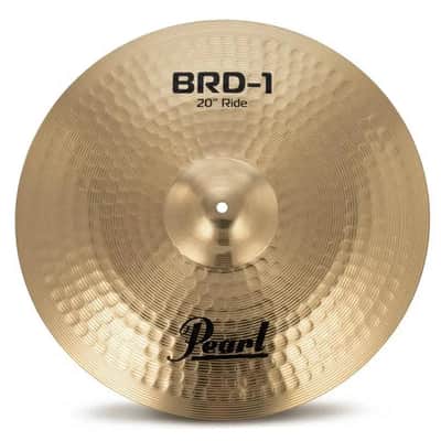 Pearl Brilliant Hammered Brass 3pc Cymbal Set 14/16/20 image 5