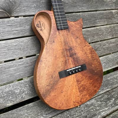 KALA Revelator Nautilus Master Grade Koa Baritone ukulele imagen 3