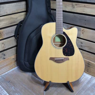 Used Yamaha FGX800C Acoustic/Electric Guitar with Gigbag image 5