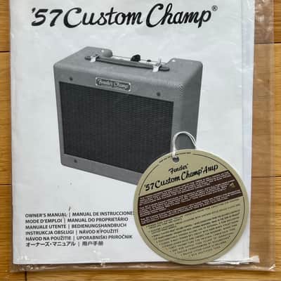 Fender '57 Custom Champ 2-Channel 5-Watt 1x8" Guitar Combo 2016 - Present - Lacquered Tweed image 9