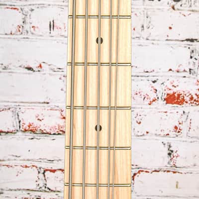 Roscoe Guitars - Keith B Roscoe Standard 5 String Bass, Sunburst Flame - w/Bag - x0037 - USED image 4
