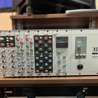 SSL X-Rack (2x VHD Input Module XR627, 2x EQ Module (xr625), 2x EQ Module (xr425), Stereo Bus Compressor Module (xr626)) image 1