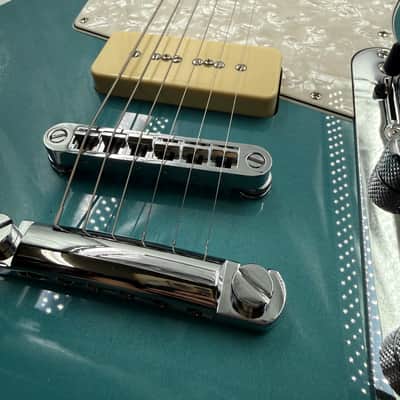 Reverend Charger 290 w/ Roasted Maple Fretboard- Deep Sea Blue image 6