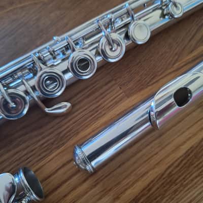 Yamaha Yfl 61 c foot Mid 70s - Sterling silver image 7