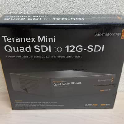 (New) Blackmagic Design Teranex Mini Quad SDI to 12G-SDI Converter 2010s - Black image 1