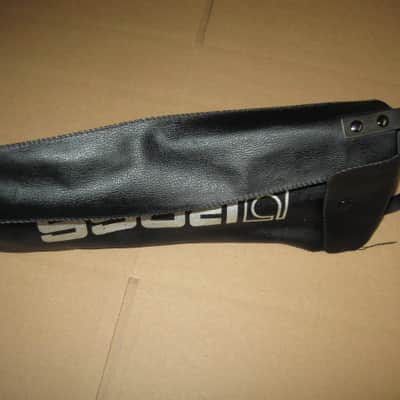 lightly used genuine BOSS vinyl pouch for FV300H, FV300L, and similar size size Boss pedals (NO pedal included) 1990s - Black Vinyl Exterior / Black Thin Canvas Interior image 7