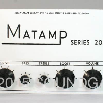 Matamp Series 2000 Bass Head 1964 image 10