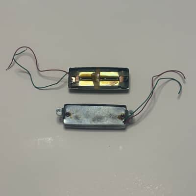 Unbranded Jazz Precision bass pickups set Natural aged Chrome 60s vintage image 7