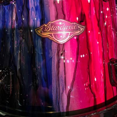 Tama Starclassic Walnut/Birch 5-piece Shell Pack (LIMITED EDITION 1 of 50) - Crimson Sapphire Cascade image 11