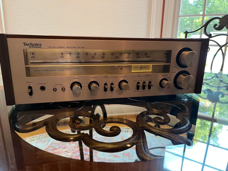 Technics Vintage Receiver SA-300 late 70's - VINYL COVERED image 1