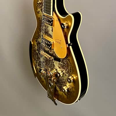 Gretsch G6134TG Limited Edition Paisley Penguin - Gold Paisley image 8