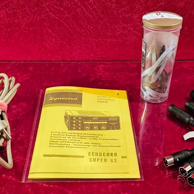 Dynacord Echocord S62 Tube Tape Echo Delay Preamp + Pedal FR2+ Switch FS2 TOP image 15