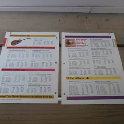 Vintage 1971-1972 Black Diamond Strings Catalog/Price List! Rare, Original Case Candy, Paperwork! image 2