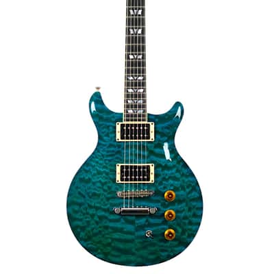 Used Hamer Studio Custom Transparent Blue Quilted Maple w/Pearly Gates Pickups - One of a Kind Hamer #453448 image 7