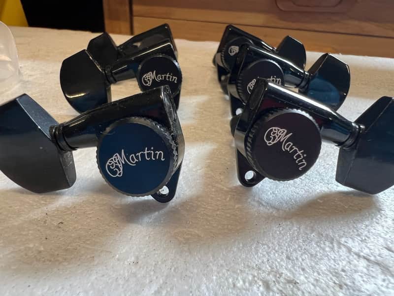 Martin 5 sets of new tuning Machines 2020 - Black image 1