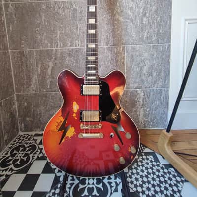 Rock N Roll Relics Lightning - Cherry Burst over Cinnamon image 3