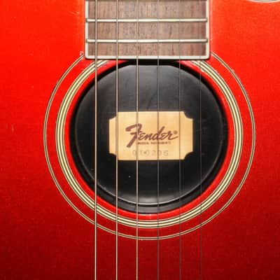 Fender Santa Rosa 1989 Red Electric/Acoustic image 8
