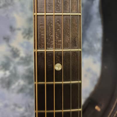 Vintage RARE 1970 Harmony H159 Dreadnought Birch Natural Neck Reset New Strings Pro Setup Original Soft Shell Case image 11